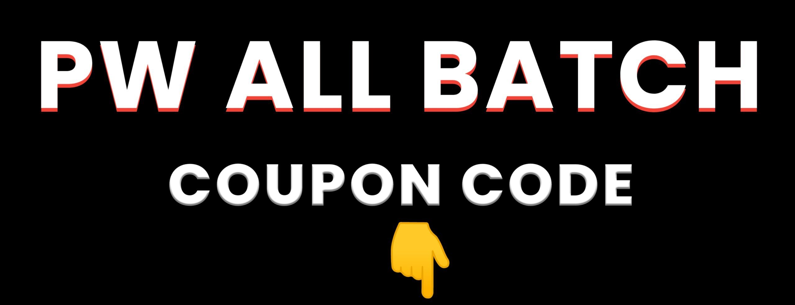 pw coupon code gate
